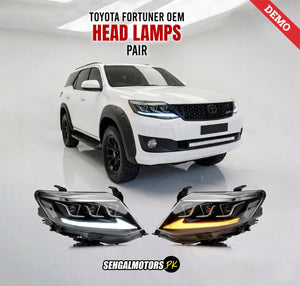 Toyota Fortuner OEM Head Lamps Pair 2012 - 2014
