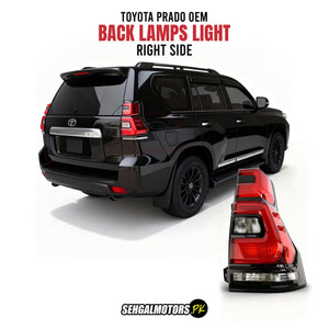 Toyota Prado OEM Back Lamps Light Right Side 2018 - 2023
