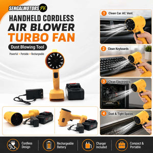 Handheld Cordless Air Blower Turbo Fan Dust Blowing Tool