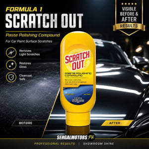 Formula 1 Scratch Out Paste 227g - Polishing Paint Surface Scratches Remover Wax Cream Paste