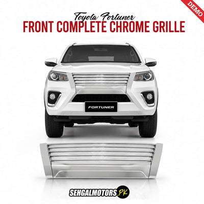 Toyota Fortuner Front Complete Chrome Grille