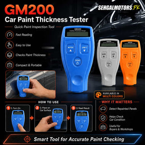 GM200 Car Paint Thickness Tester - Multi - Car Paint Gauge Measuring Tool