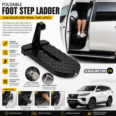 Foldable Foot Step Ladder Car Door Step Pedal For Latch