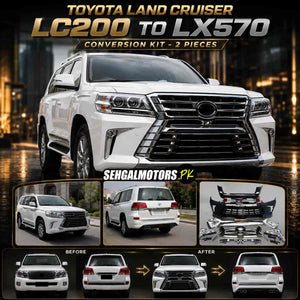 Toyota Land Cruiser LC200 to LX570 Conversion Kit - 2 Pieces