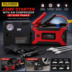 Maximus Jump Starter With Air Compressor SZ High Power