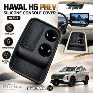 Haval H6 PHEV Silicone Protective Pad Console Cover Black 2025 - 2026