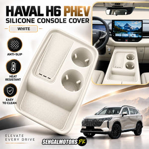 Haval H6 PHEV Silicone Protective Pad Console Cover White 2025 - 2026