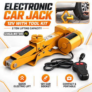 Electronic Car Jack 12v with Tool Kit- 2 Ton - Car Electric Jack Lifting ,Jack Lifting Machinisms Car Repair Tool