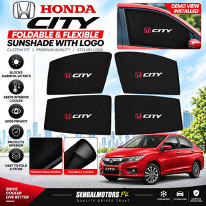 Honda City Foldable & Flexible Sunshade With Logo 2021 - 2026