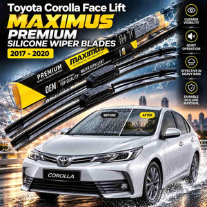 Toyota Corolla Face Lift Maximus Silicon Wiper Blade Pair 2017 - 2020