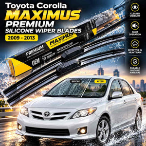 Toyota Corolla Maximus Premium Silicone Wiper Blades 2009 - 2013