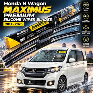 Honda N Wagon Maximus Premium Silicone Wiper Blades 2013 - 2026
