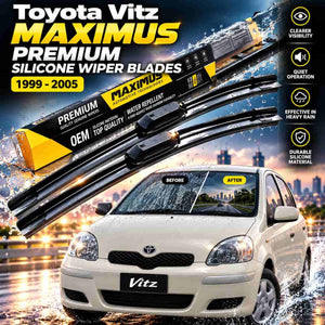 Toyota Vitz Maximus Premium Silicone Wiper Blades 1999 - 2005