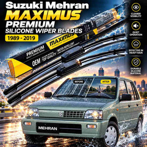 Suzuki Mehran Maximus Premium Silicone Wiper Blades 1989 - 2019