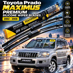 Toyota Prado Maximus Premium Silicone Wiper Blades 2002 - 2008