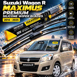 Suzuki Wagon R Maximus Premium Silicone Wiper Blades 2014 - 2025