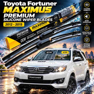 Toyota Fortuner Maximus Premium Silicone Wiper Blades 2012 - 2015