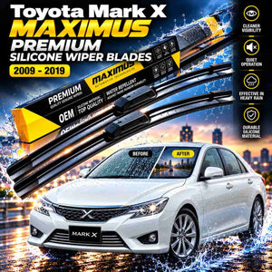 Toyota Mark X Maximus Premium Silicone Wiper Blades 2009 - 2019