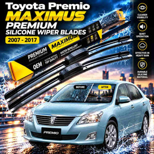 Toyota Premio Maximus Premium Silicone Wiper Blades 2007 - 2017