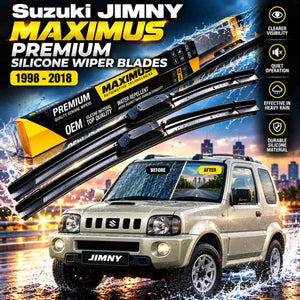Suzuki JIMNY Maximus Premium Silicone Wiper Blades 1998 - 2018