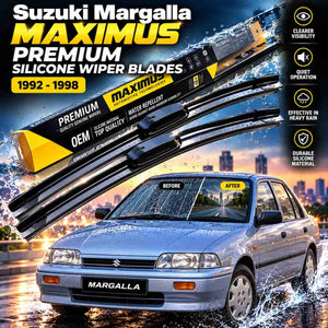Suzuki Margalla Maximus Premium Silicone Wiper Blades 1992 - 1998