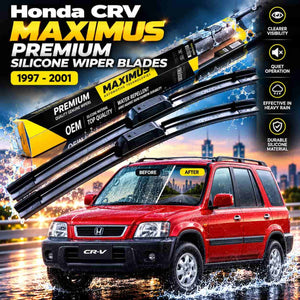 Honda CRV Maximus Premium Silicone Wiper Blades Pair 1997 - 2001
