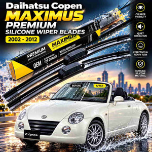 Daihatsu Copen Maximus Premium Silicone Wiper Blades 2002 - 2012