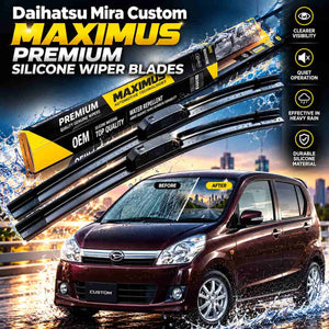 Daihatsu Mira Custom Maximus Premium Silicone Wiper Blades