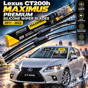 Lexus CT200h Class Maximus Premium Silicone Wiper Blades 2011 - 2022