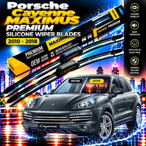 Porsche Cayenne Maximus Premium Silicone Wiper Blades 2010 - 2018