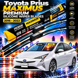 Toyota Prius Maximus Premium Silicone Wiper Blades 2016 - 2022
