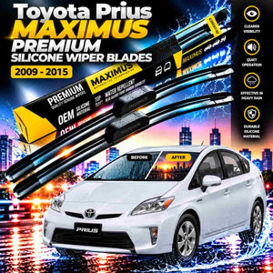 Toyota Prius Maximus Premium Silicone Wiper Blades 2009 - 2015