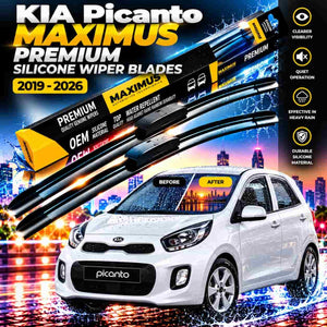 KIA Picanto Maximus Premium Silicone Wiper Blades 2019 - 2026