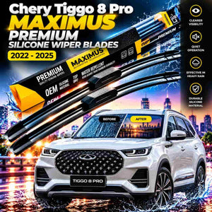 Chery Tiggo 8 Pro Maximus Premium Silicone Wiper Blades 2022 - 2025