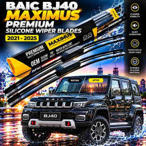 BAIC BJ40 Maximus Premium Silicone Wiper Blades 2021 - 2025