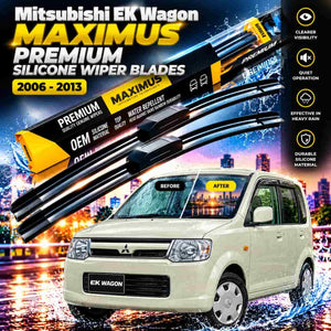 Mitsubishi EK Wagon Maximus Premium Silicone Wiper Blades