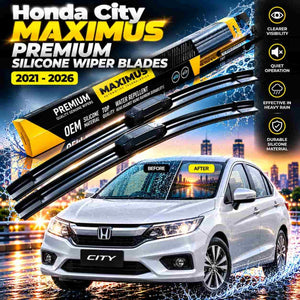 Honda City Maximus Premium Silicone Wiper Blades 2021 - 2026