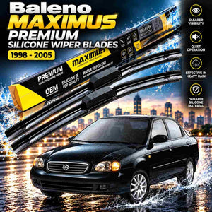 Baleno Maximus Premium Silicone Wiper Blades Pair 1998 - 2005