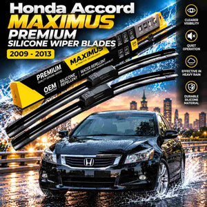 Honda Accord Maximus Premium Silicone Wiper Blades Pair 2009 - 2013