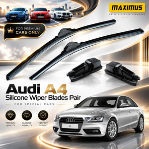 Audi A4 Silicone Wiper Blades Pair For Special Cars 2017 - 2025