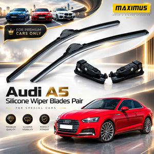 Audi A5 Silicone Wiper Blades Pair For Special Cars 2017 - 2025