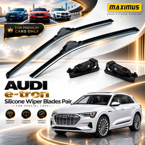 Audi E Tron Silicone Wiper Blades Pair For Special Cars 2020 - 2024