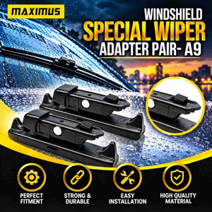 Windshield Special Wiper Adapter Pair - A9