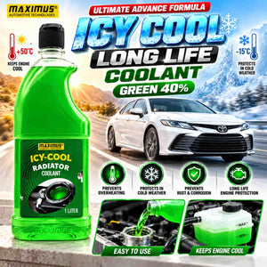 Maximus Ultimate Advance Formula ICY Cool Long Life Coolant Green 40% - 1L