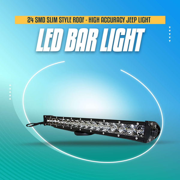 24 SMD Slim Style Roof LED Bar Light SehgalMotors.pk