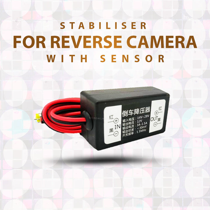 Stabiliser for Reverse Camera with Sensor Camera for Better View