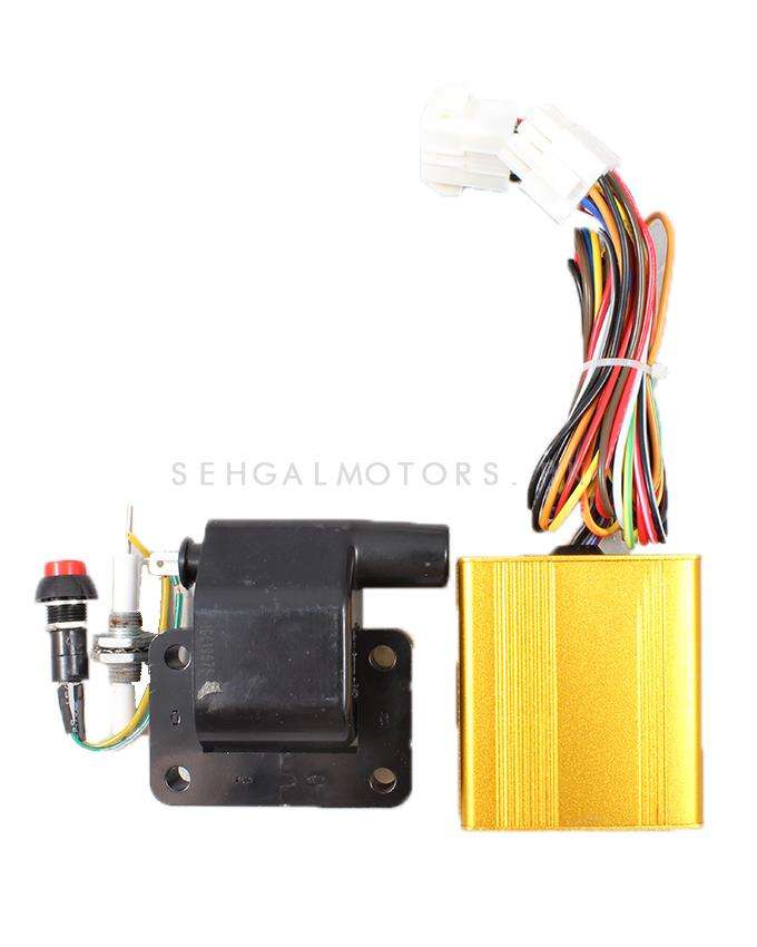 Car Exhaust Flame Fire Thrower Kit Yellow - Universal