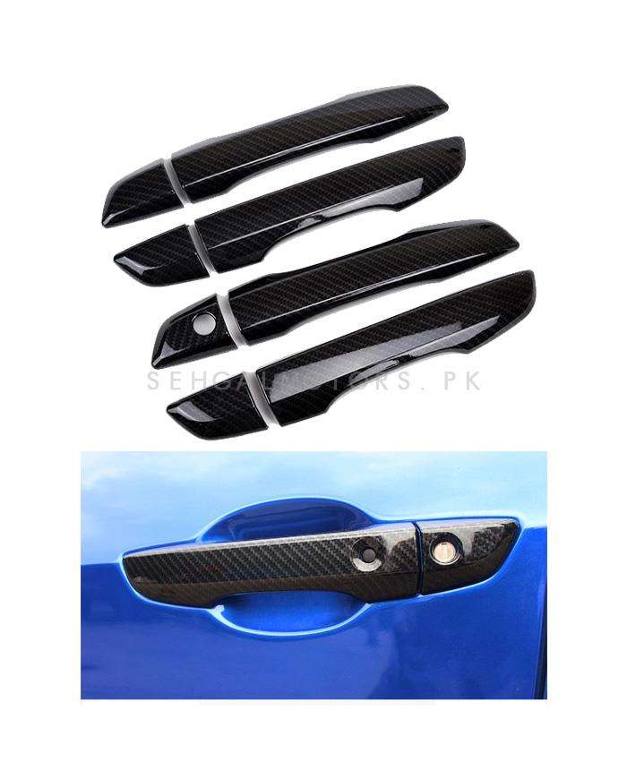 Honda Civic Carbon Fiber Door Handle Cover - Model 2016-2021 (100302780)