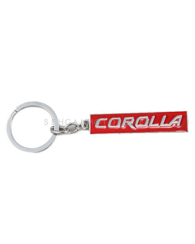 Toyota Corolla Keychain Keyring Red