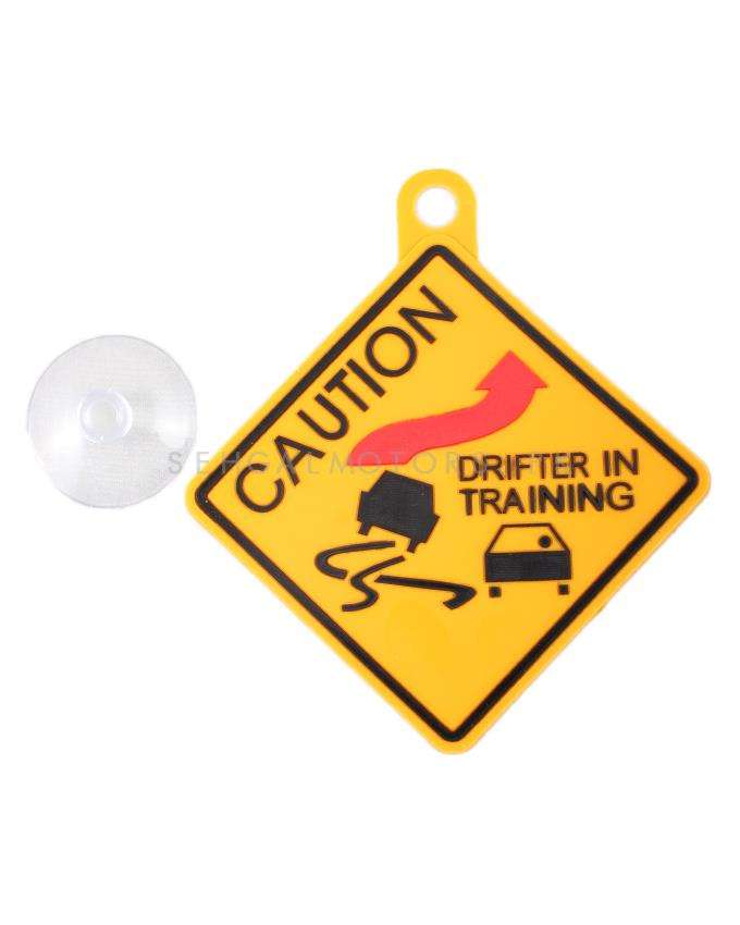 Drifter in Training PVC Hanging Tag for Windshield